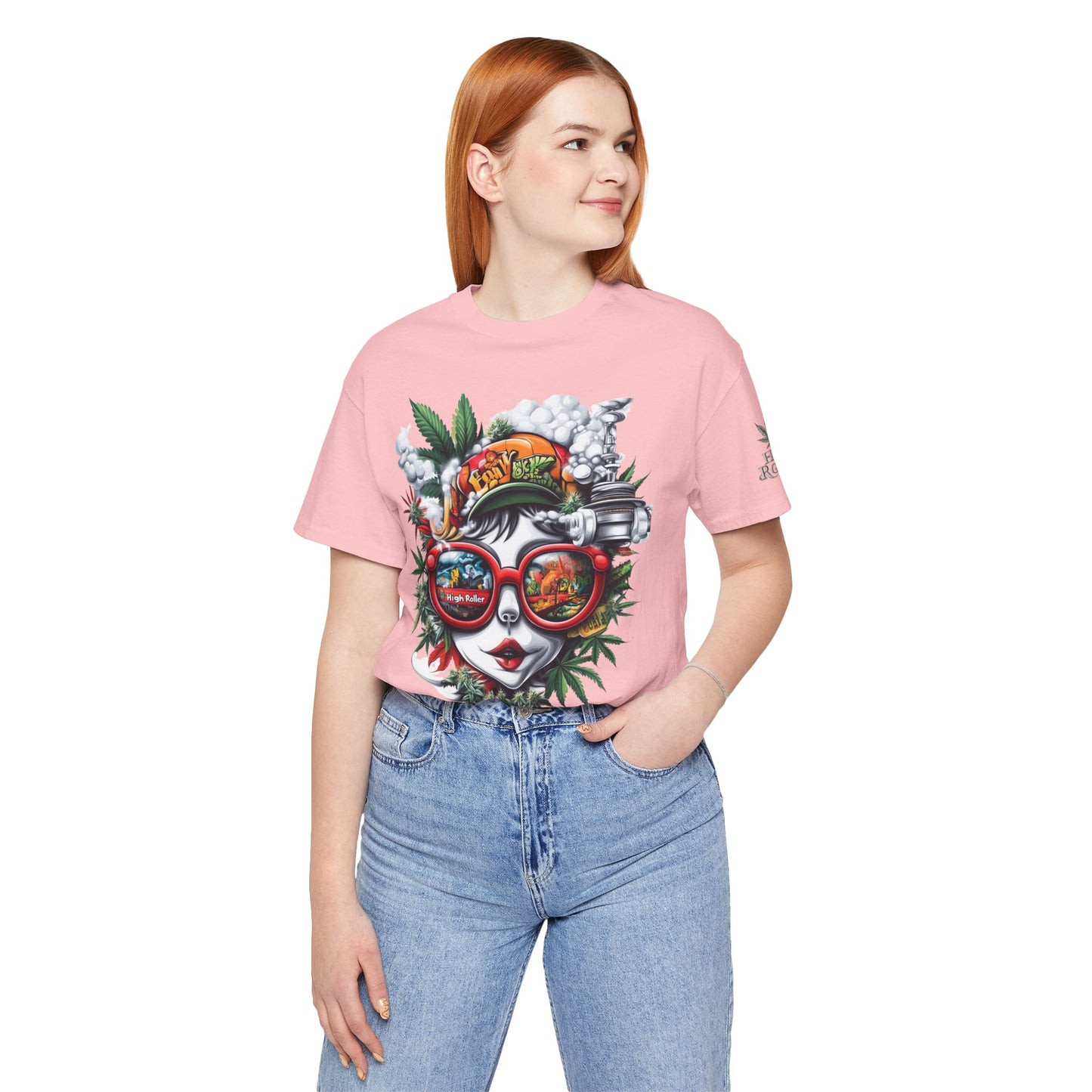 Vision Quest T-Shirt - Premium Airlume Cotton Cannabis Goddess Psychedelic Art Tee