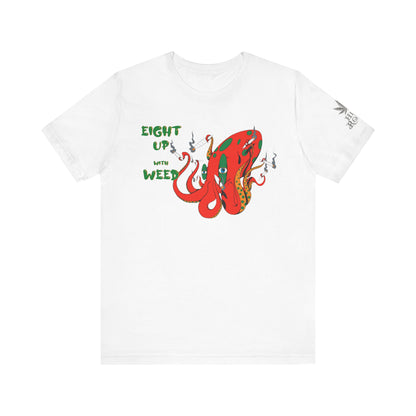Eight Up Octopus Tee - Premium Airlume Cotton Cannabis Culture Streetwear