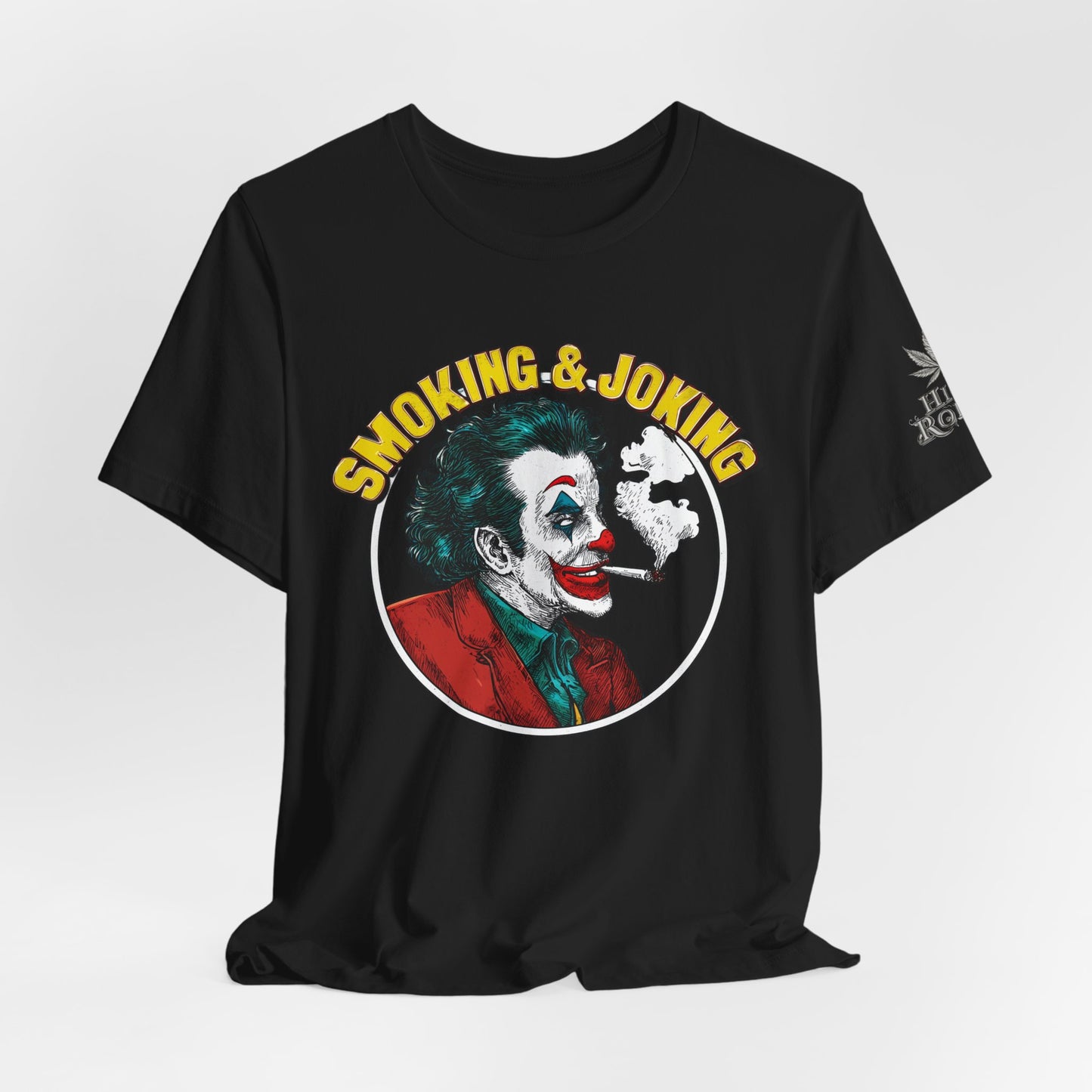 Smoking & Joking T-Shirt - Premium Airlume Cotton Cannabis Villain Pop Art Tee