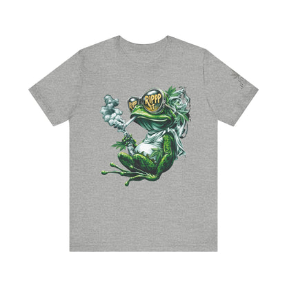 RIPPP IT Cosmic Frog Tee - Premium Airlume Cotton Cannabis Culture Streetwear