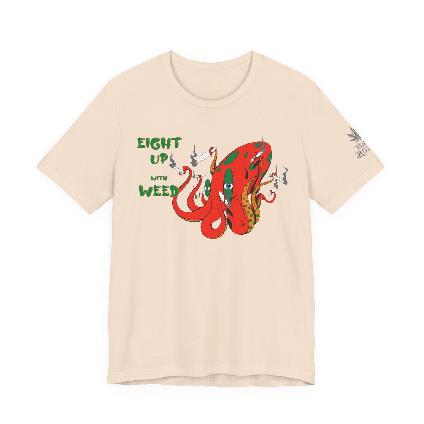 Eight Up Octopus Tee - Premium Airlume Cotton Cannabis Culture Streetwear