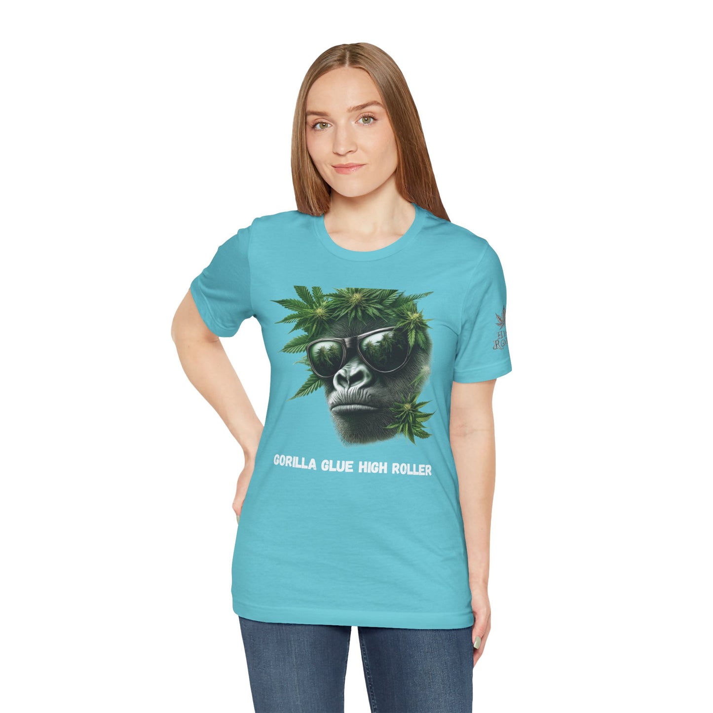 Gorilla Glue Elite Tee - Premium Airlume Cotton Cannabis Strain Culture Black Shirt