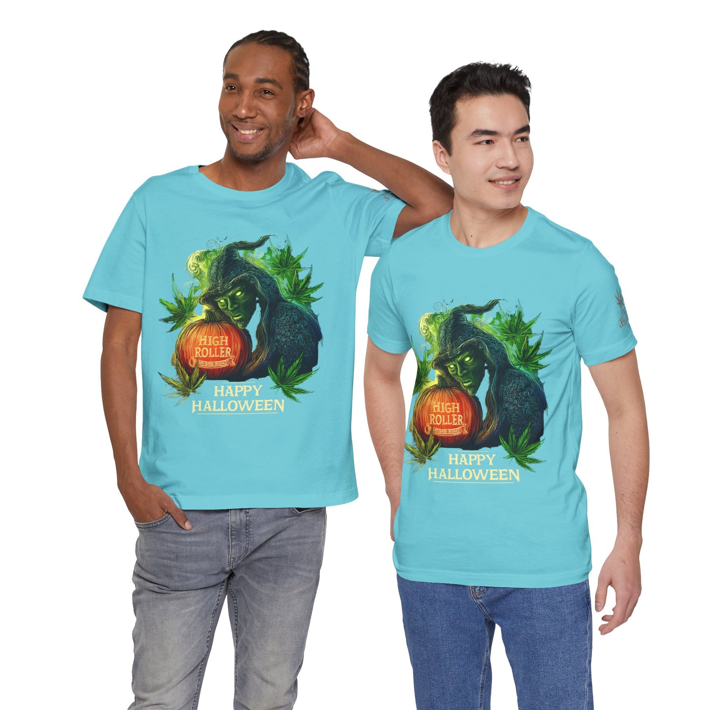 Cannabis Witch's Brew Halloween T-Shirt - Premium Spooky 420 Black Edition Apparel"