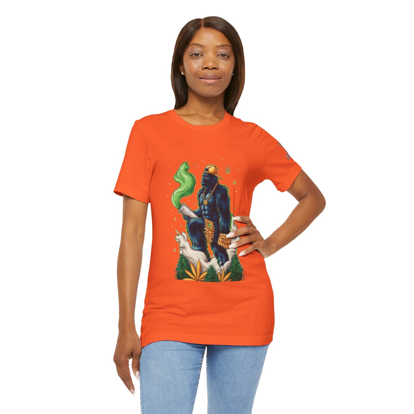 Bigfoot Cannabis Scholar T-Shirt - Premium Sasquatch 420 Lifestyle Apparel
