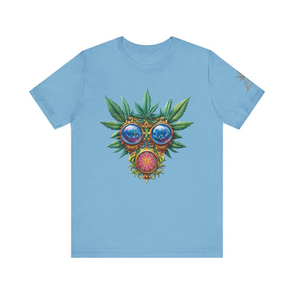 Third Eye Vision T-Shirt - Premium Airlume Cotton Cannabis Kaleidoscope Art Tee
