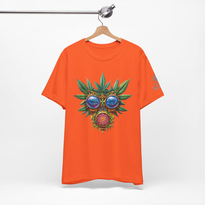Third Eye Vision T-Shirt - Premium Airlume Cotton Cannabis Kaleidoscope Art Tee