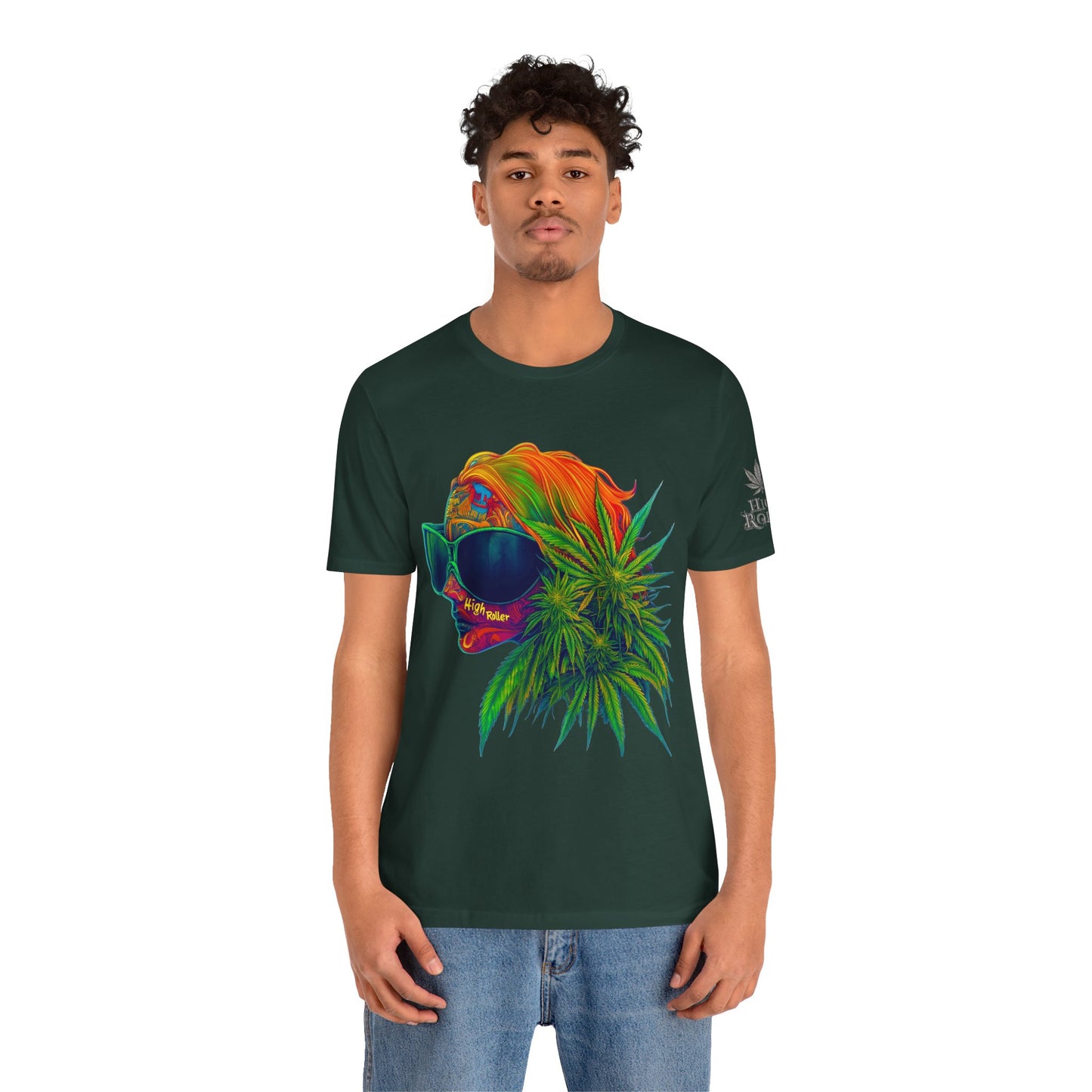 Neon Dreams Tee - Premium Airlume Cotton Cannabis Culture Psychedelic Profile Art