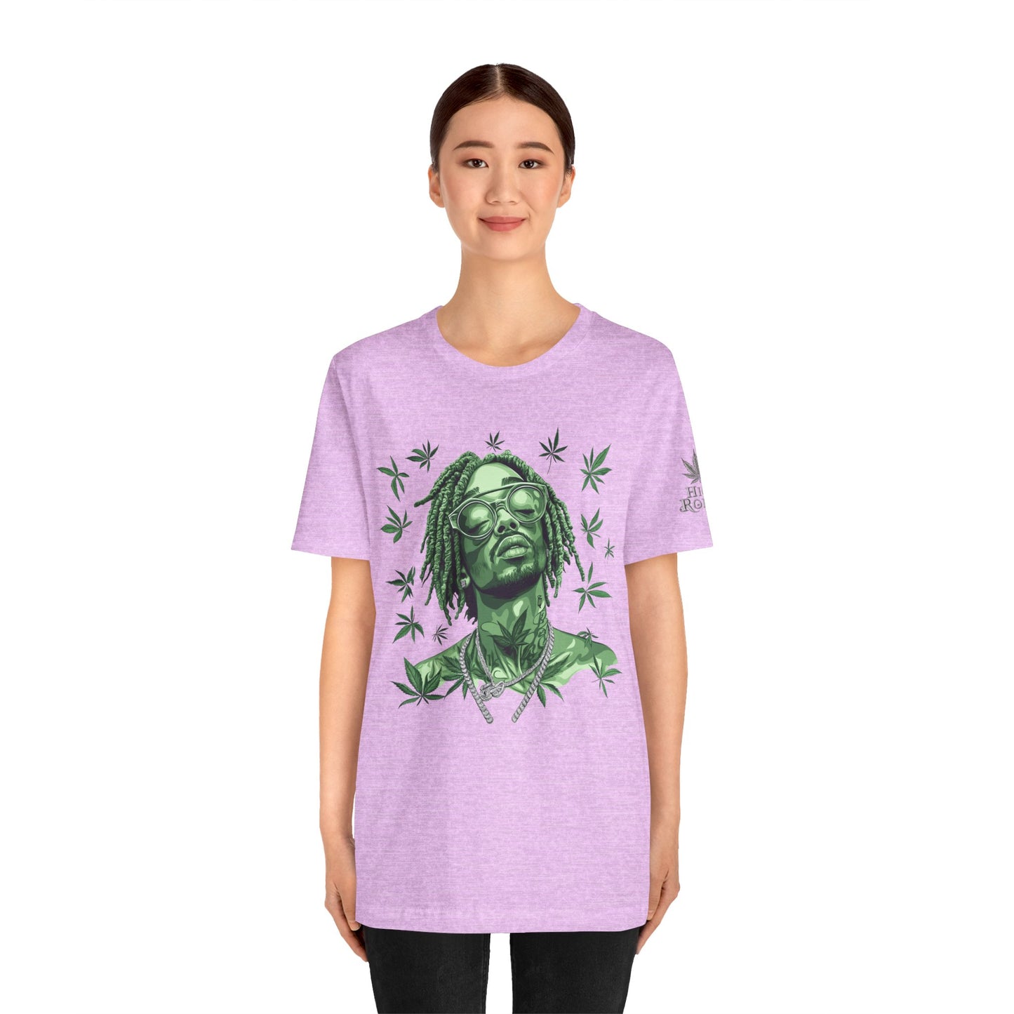 Elevated Vision Green Dream Tee - Premium Airlume Cotton Cannabis Culture Art