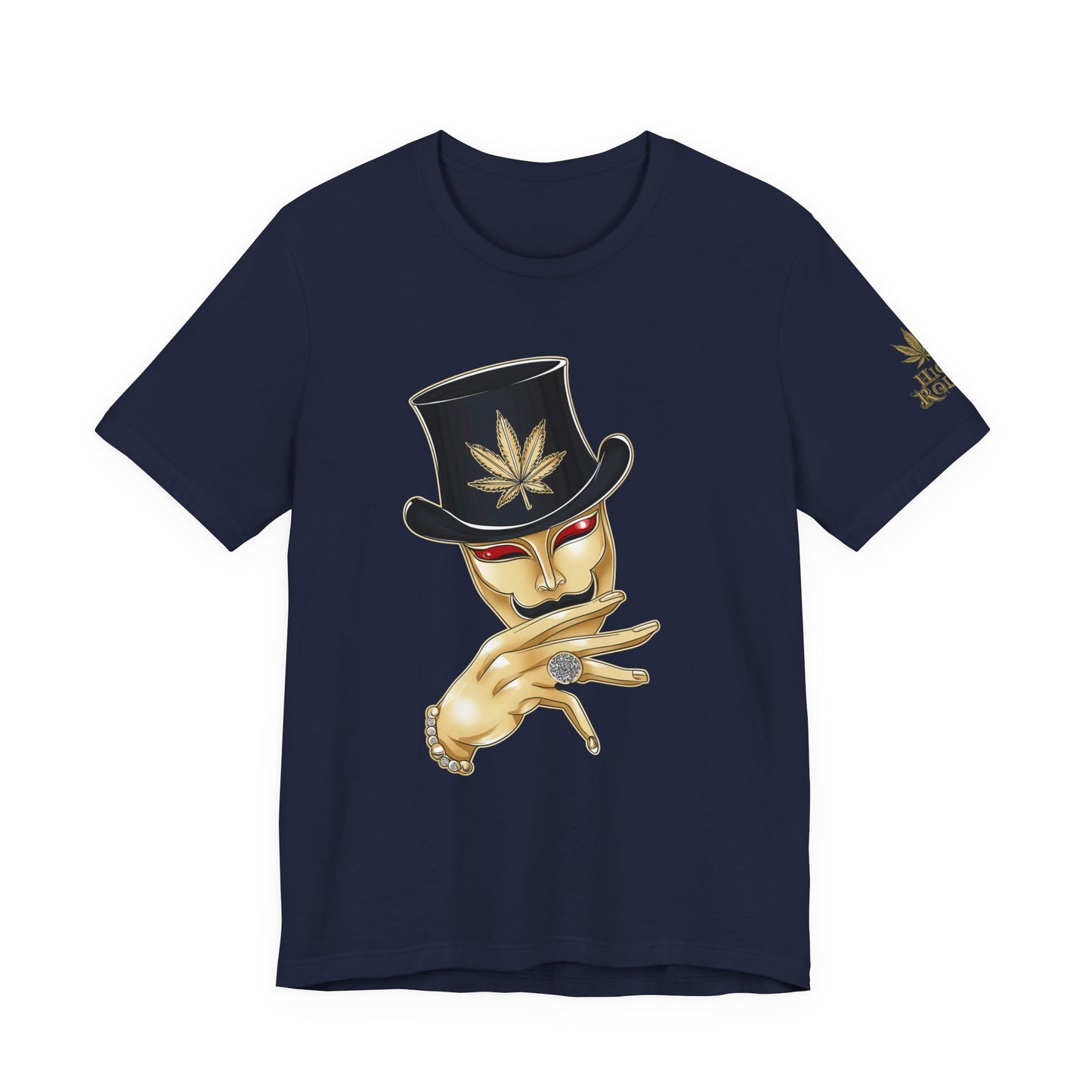 Golden Touch T-Shirt - Premium Airlume Cotton Cannabis Luxury Boss Art Tee