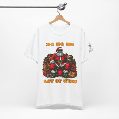 Ho Ho Ho Lot Of Weed Premium Cannabis Christmas T-Shirt
