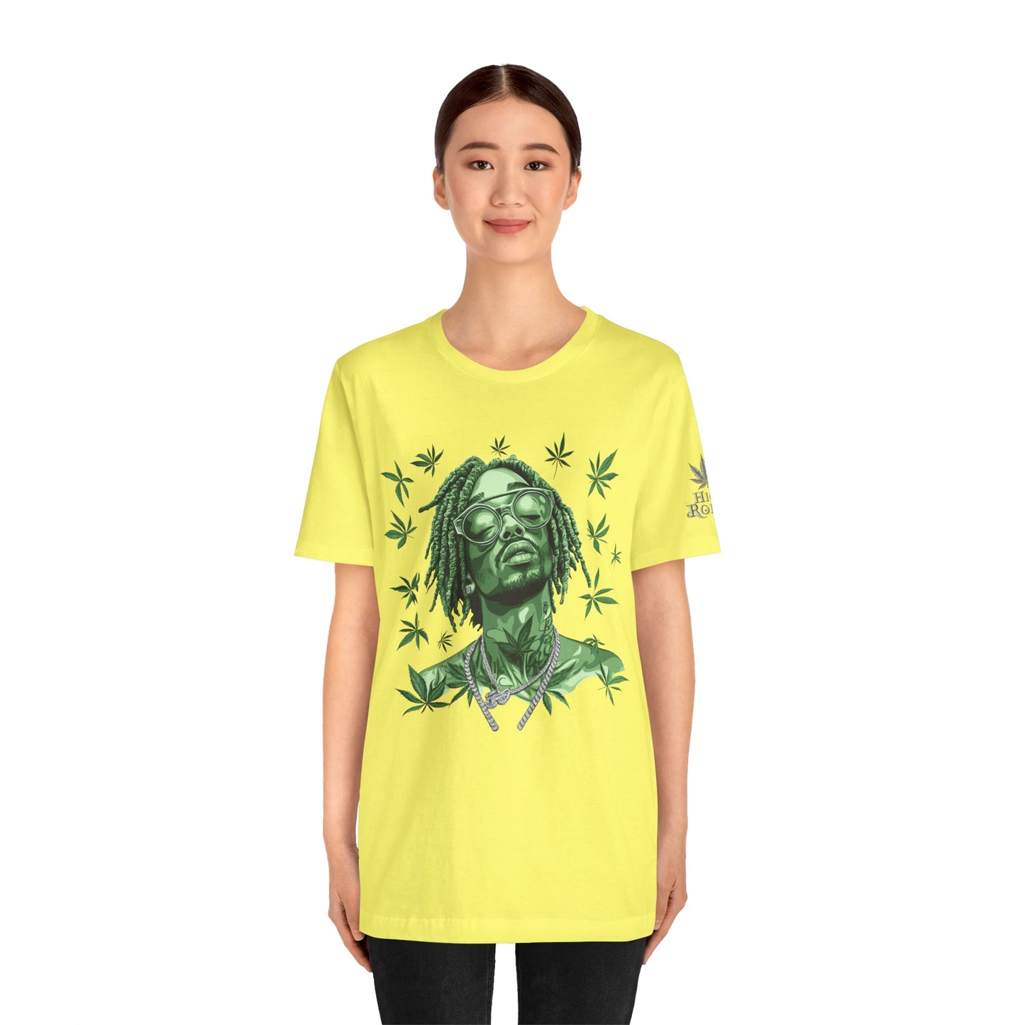 Elevated Vision Green Dream Tee - Premium Airlume Cotton Cannabis Culture Art