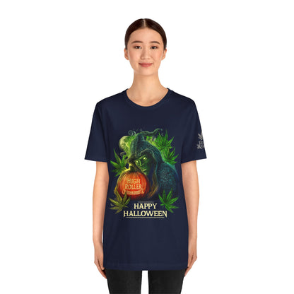 Cannabis Witch's Brew Halloween T-Shirt - Premium Spooky 420 Black Edition Apparel"