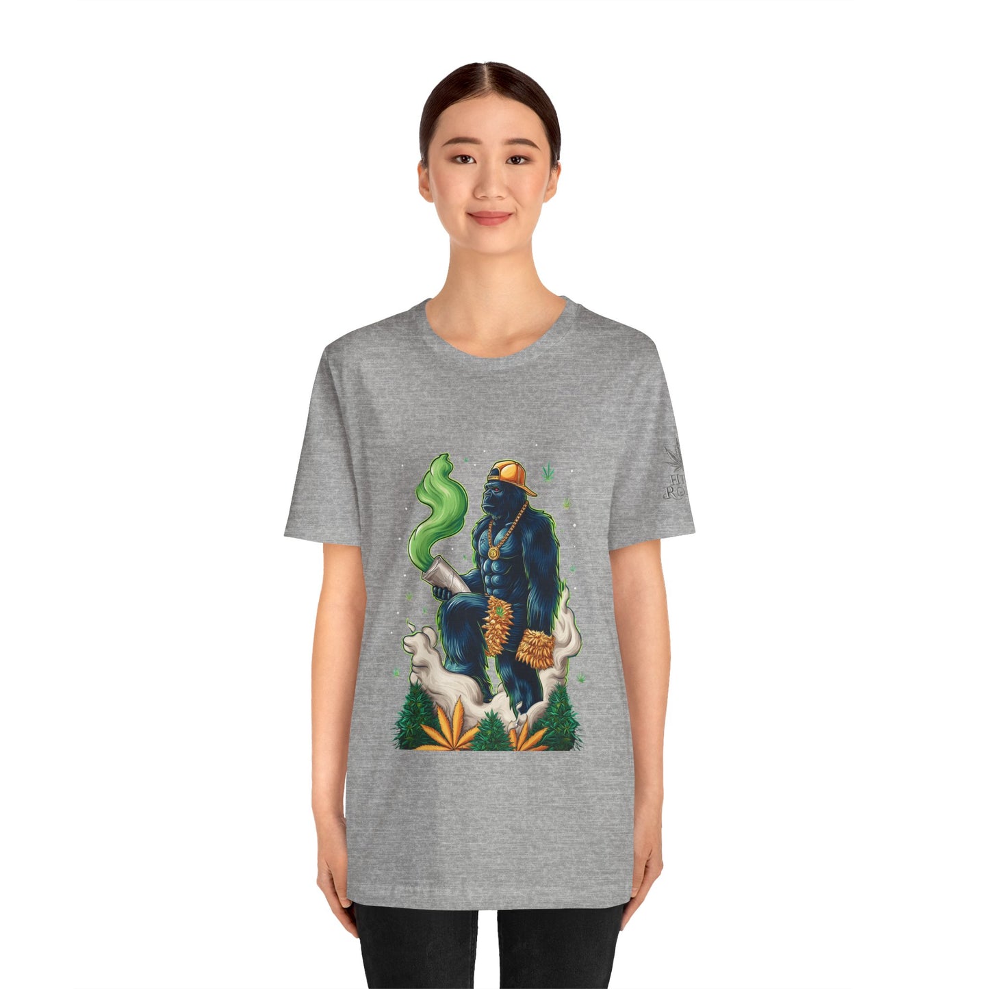 Bigfoot Cannabis Scholar T-Shirt - Premium Sasquatch 420 Lifestyle Apparel