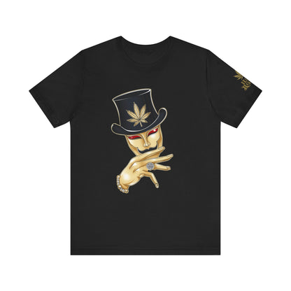 Golden Touch T-Shirt - Premium Airlume Cotton Cannabis Luxury Boss Art Tee