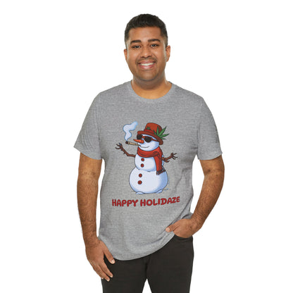 Happy Holidaze Premium Cannabis Christmas T-Shirt