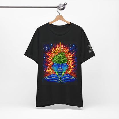 High Roller Third Eye Awakening Cannabis T-Shirt - Premium 420 Psychedelic Meditation Consciousness Expansion Spiritual Enlightenment Apparel