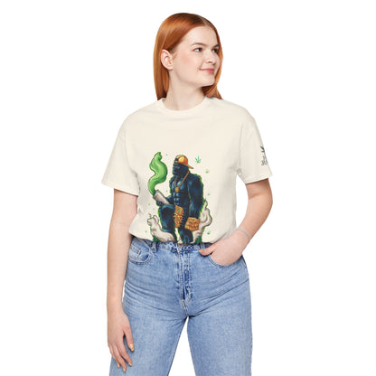 Bigfoot Cannabis Scholar T-Shirt - Premium Sasquatch 420 Lifestyle Apparel