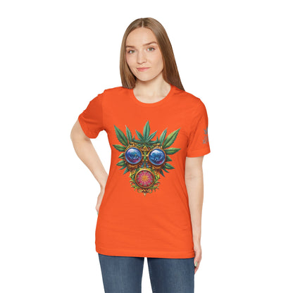 Third Eye Vision T-Shirt - Premium Airlume Cotton Cannabis Kaleidoscope Art Tee