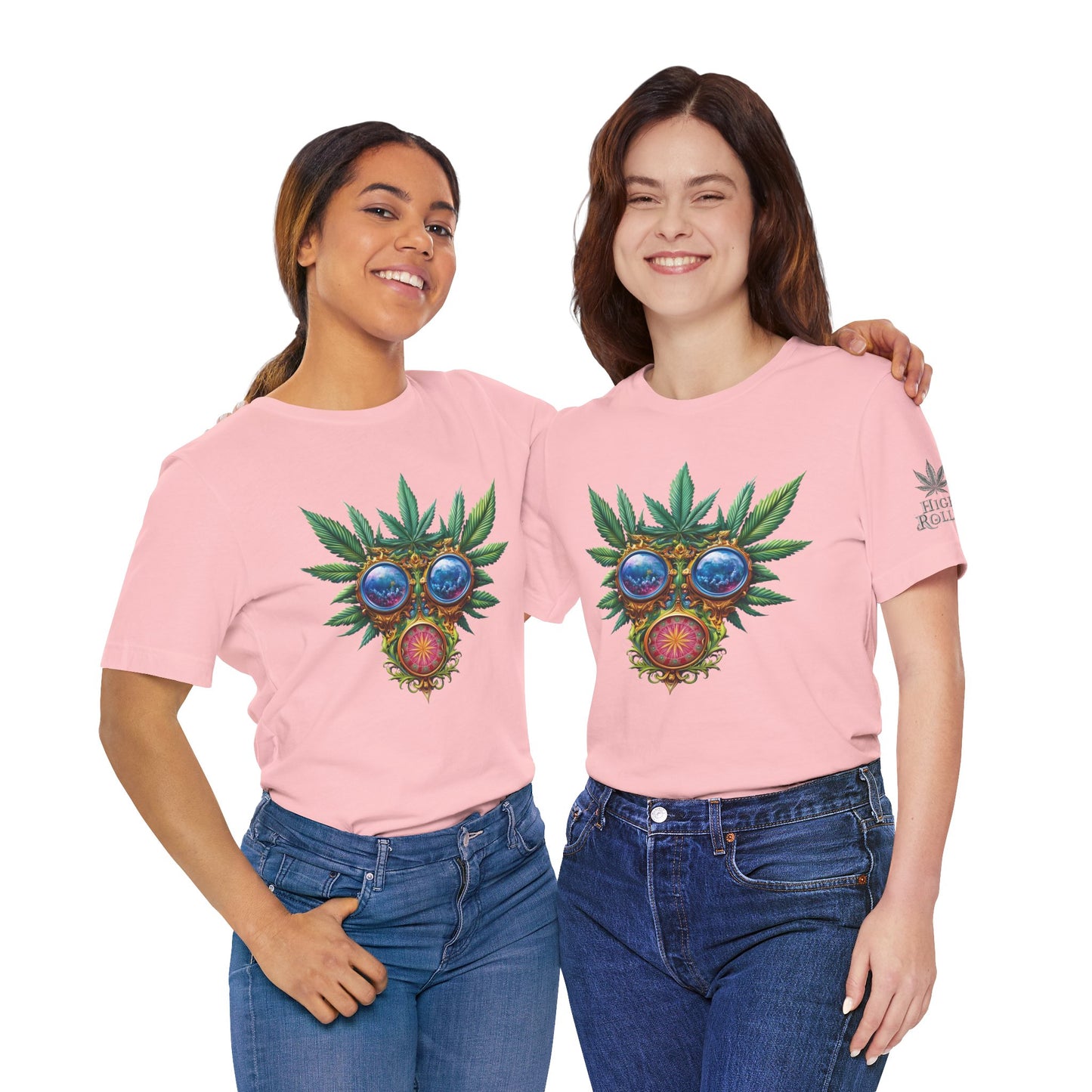 Third Eye Vision T-Shirt - Premium Airlume Cotton Cannabis Kaleidoscope Art Tee
