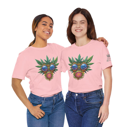 Third Eye Vision T-Shirt - Premium Airlume Cotton Cannabis Kaleidoscope Art Tee