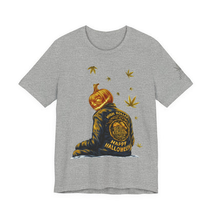 Pumpkin Head HIGH ROLLER Halloween T-Shirt - Premium Cannabis Culture Apparel