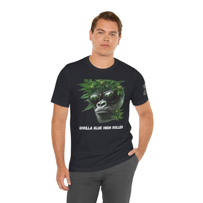 Gorilla Glue Elite Tee - Premium Airlume Cotton Cannabis Strain Culture Black Shirt
