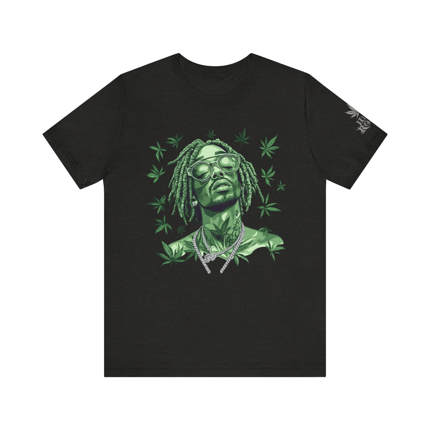 Elevated Vision Green Dream Tee - Premium Airlume Cotton Cannabis Culture Art