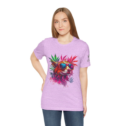 PSYCHEDELIC CANNABIS DOG™ | PREMIUM TRIPPY ART TEE