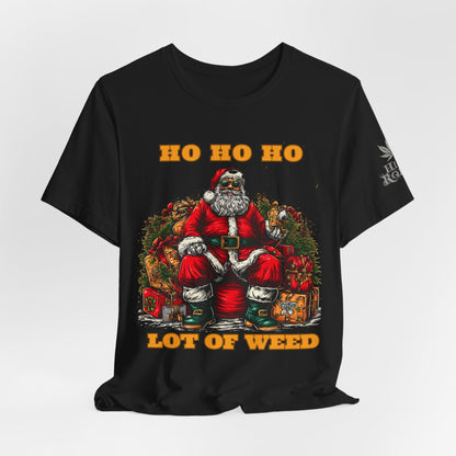 Ho Ho Ho Lot Of Weed Premium Cannabis Christmas T-Shirt