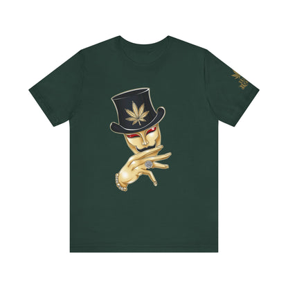 Golden Touch T-Shirt - Premium Airlume Cotton Cannabis Luxury Boss Art Tee