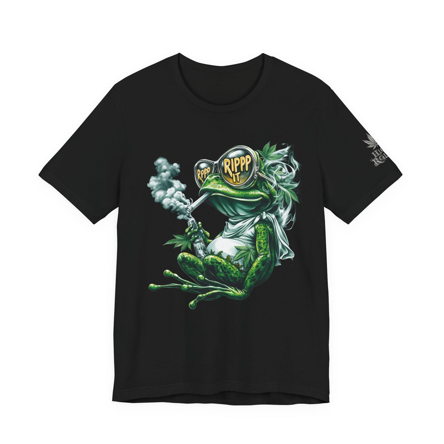 RIPPP IT Cosmic Frog Tee - Premium Airlume Cotton Cannabis Culture Streetwear