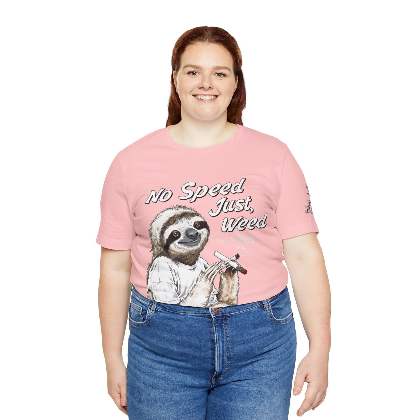 No Speed Just Weed™ | Premium Sloth Cannabis Tee - Chill Vibes Edition | High Roller