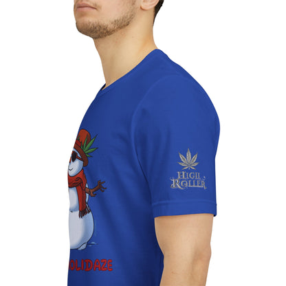 Happy Holidaze Premium Cannabis Christmas T-Shirt