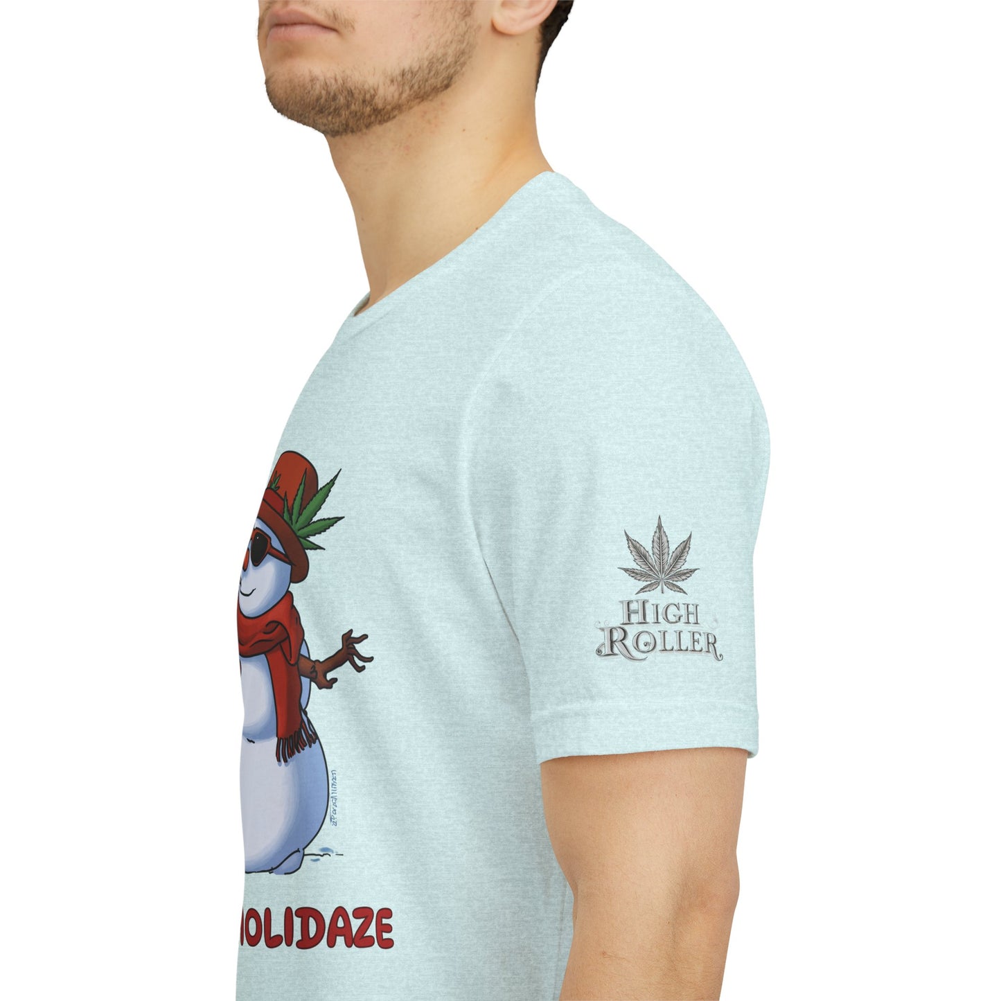 Happy Holidaze Premium Cannabis Christmas T-Shirt