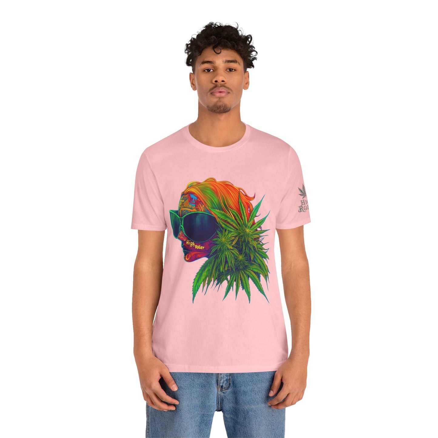 Neon Dreams Tee - Premium Airlume Cotton Cannabis Culture Psychedelic Profile Art