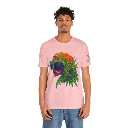 Neon Dreams Tee - Premium Airlume Cotton Cannabis Culture Psychedelic Profile Art