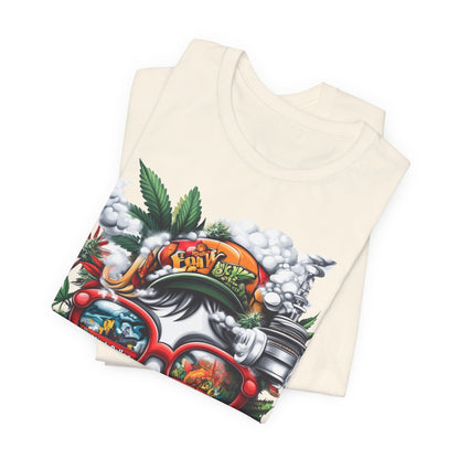 Vision Quest T-Shirt - Premium Airlume Cotton Cannabis Goddess Psychedelic Art Tee