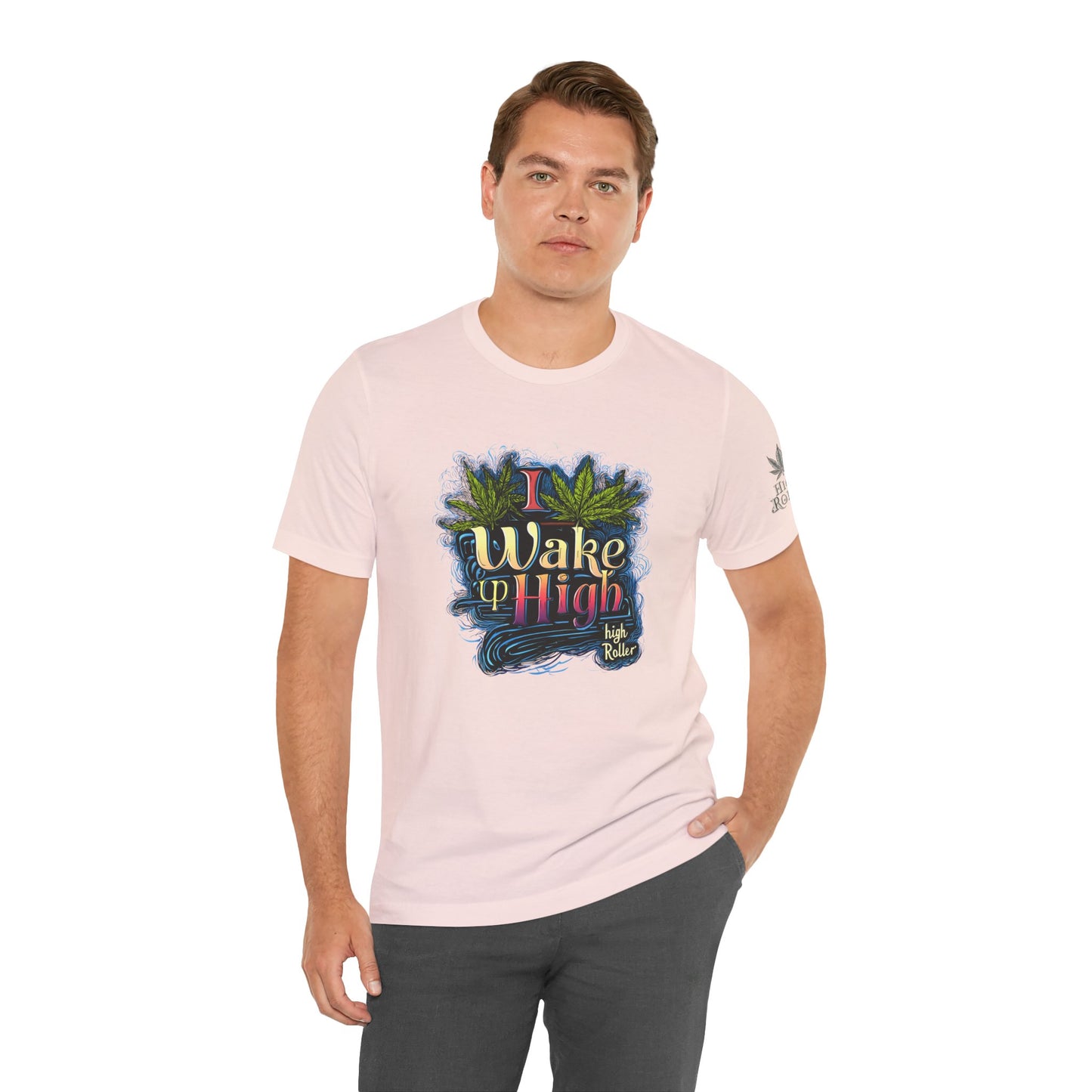 Wake Up High™ | Premium Cannabis Art Tee - Limited Edition | High Roller