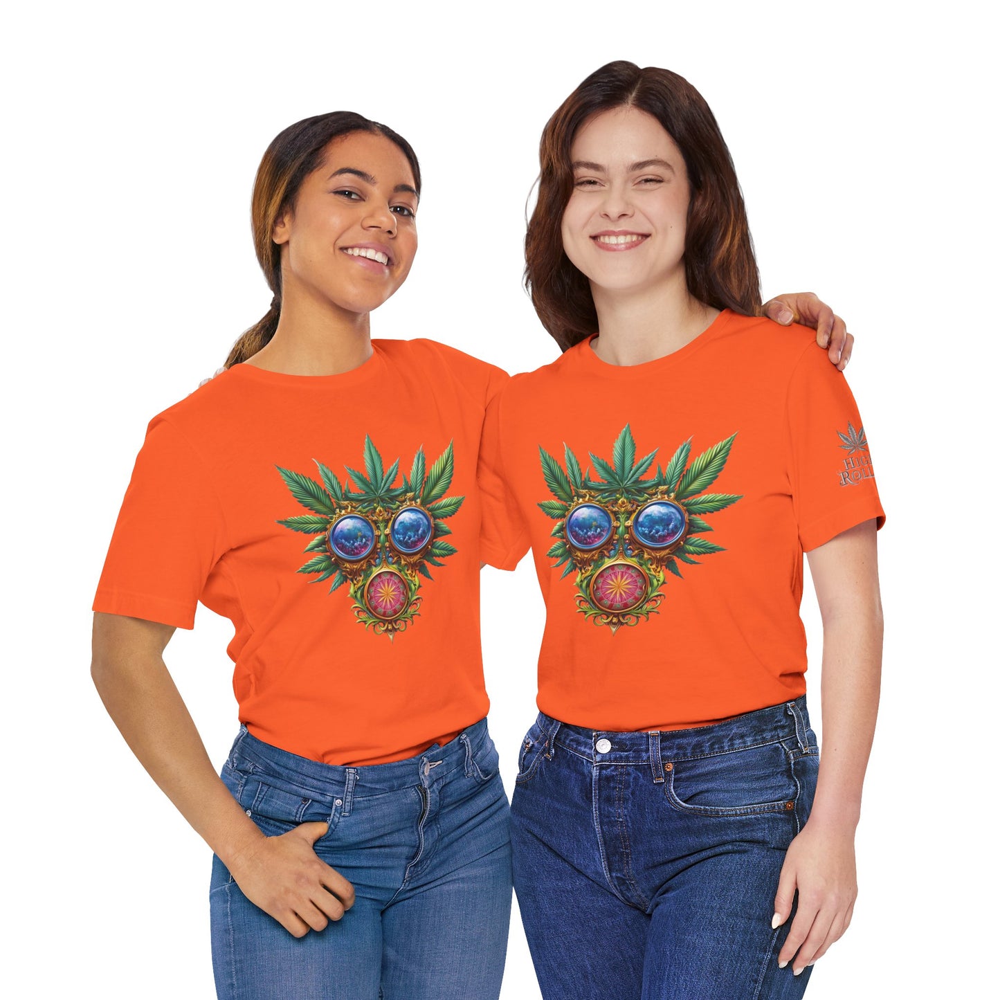 Third Eye Vision T-Shirt - Premium Airlume Cotton Cannabis Kaleidoscope Art Tee