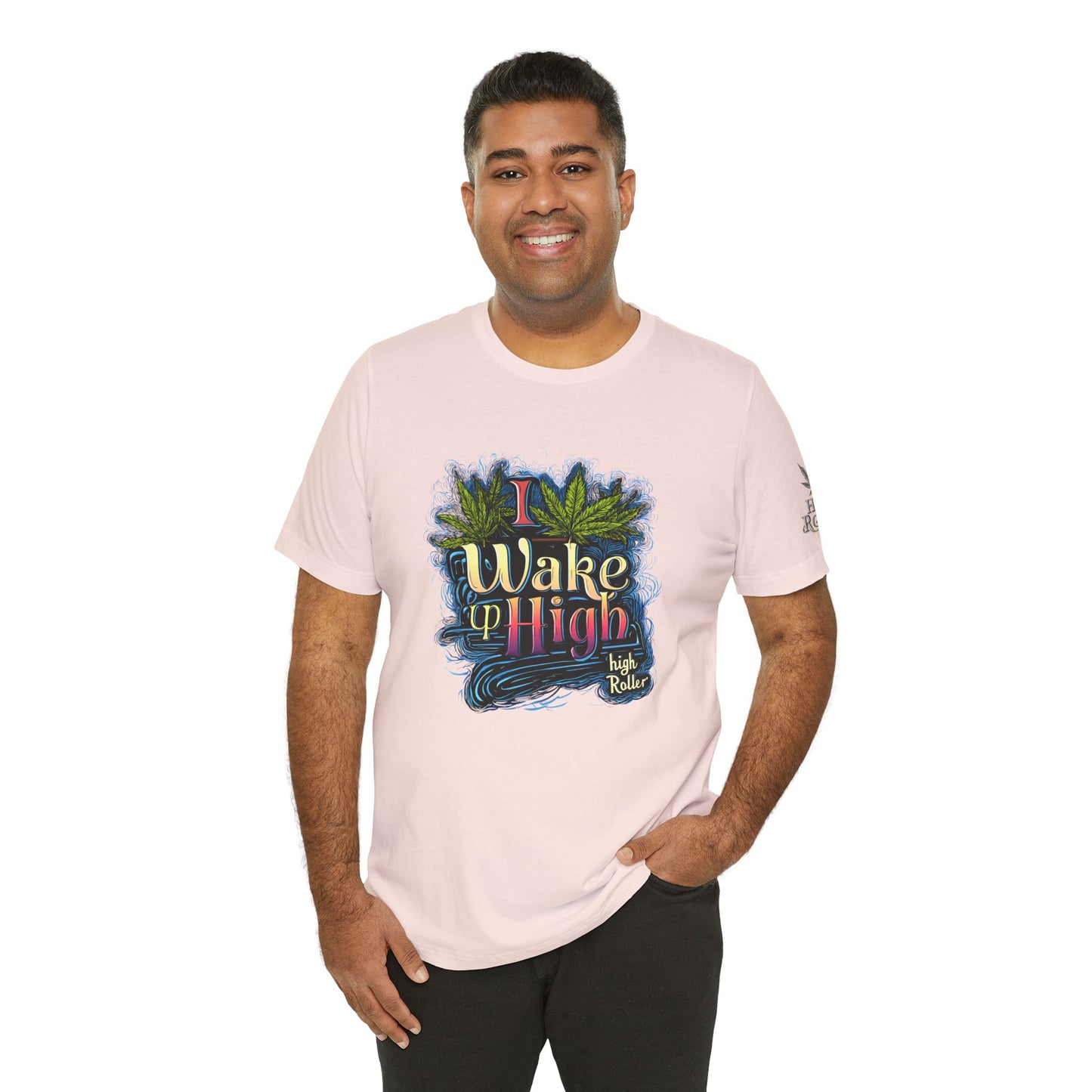 Wake Up High™ | Premium Cannabis Art Tee - Limited Edition | High Roller