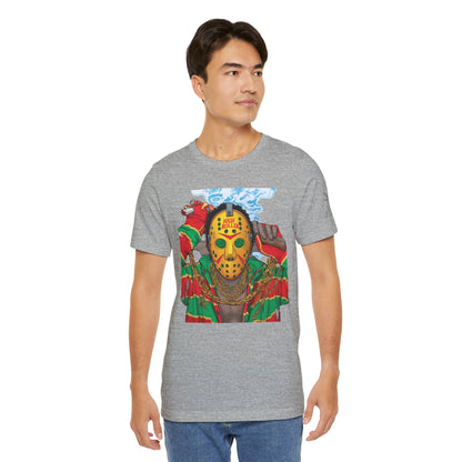 Horror Icon HIGH ROLLER T-Shirt - Premium Cannabis Slasher Culture Apparel"