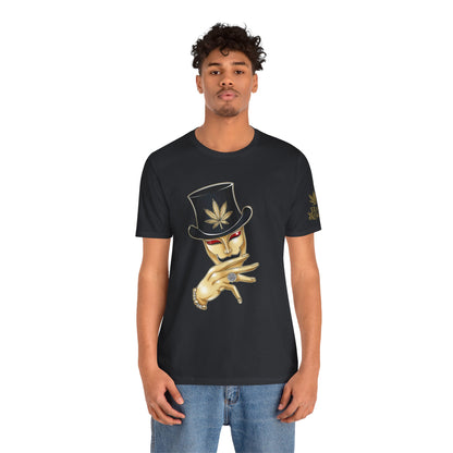 Golden Touch T-Shirt - Premium Airlume Cotton Cannabis Luxury Boss Art Tee