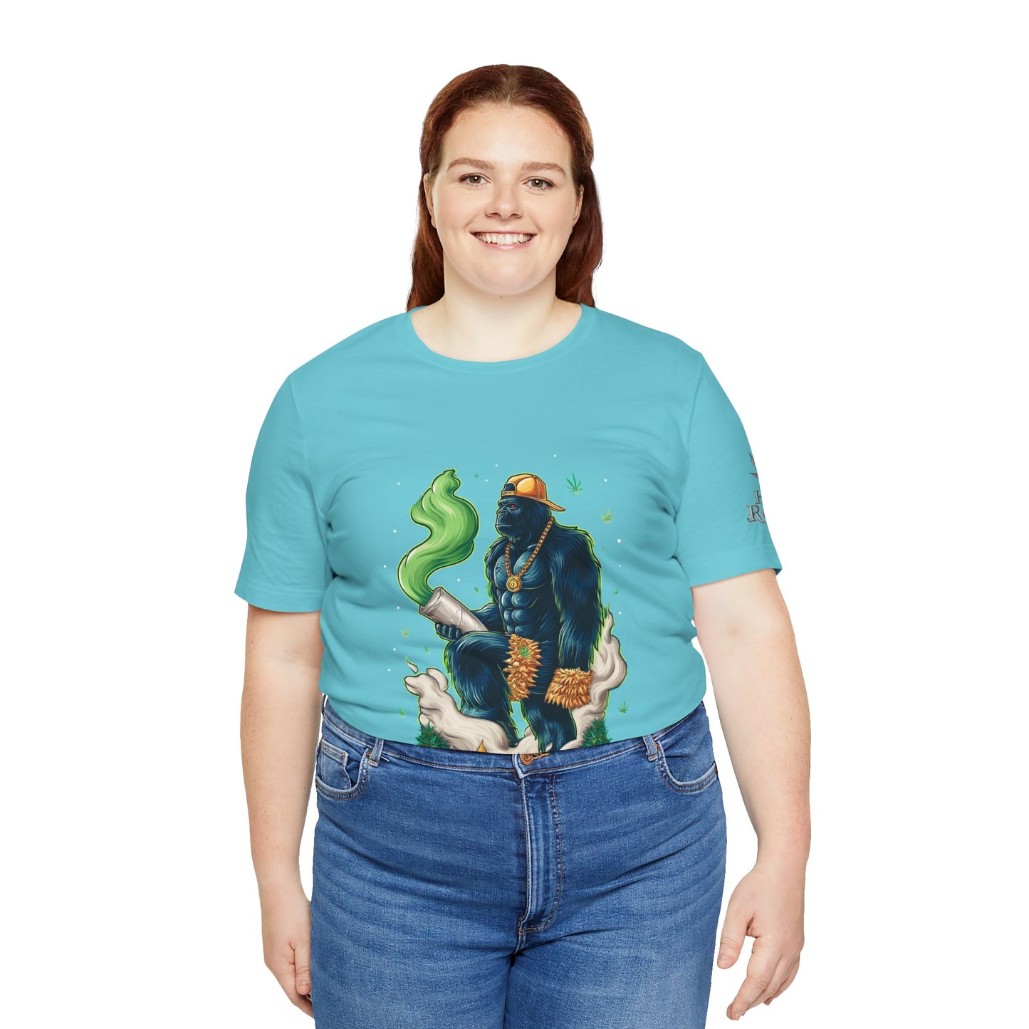 Bigfoot Cannabis Scholar T-Shirt - Premium Sasquatch 420 Lifestyle Apparel