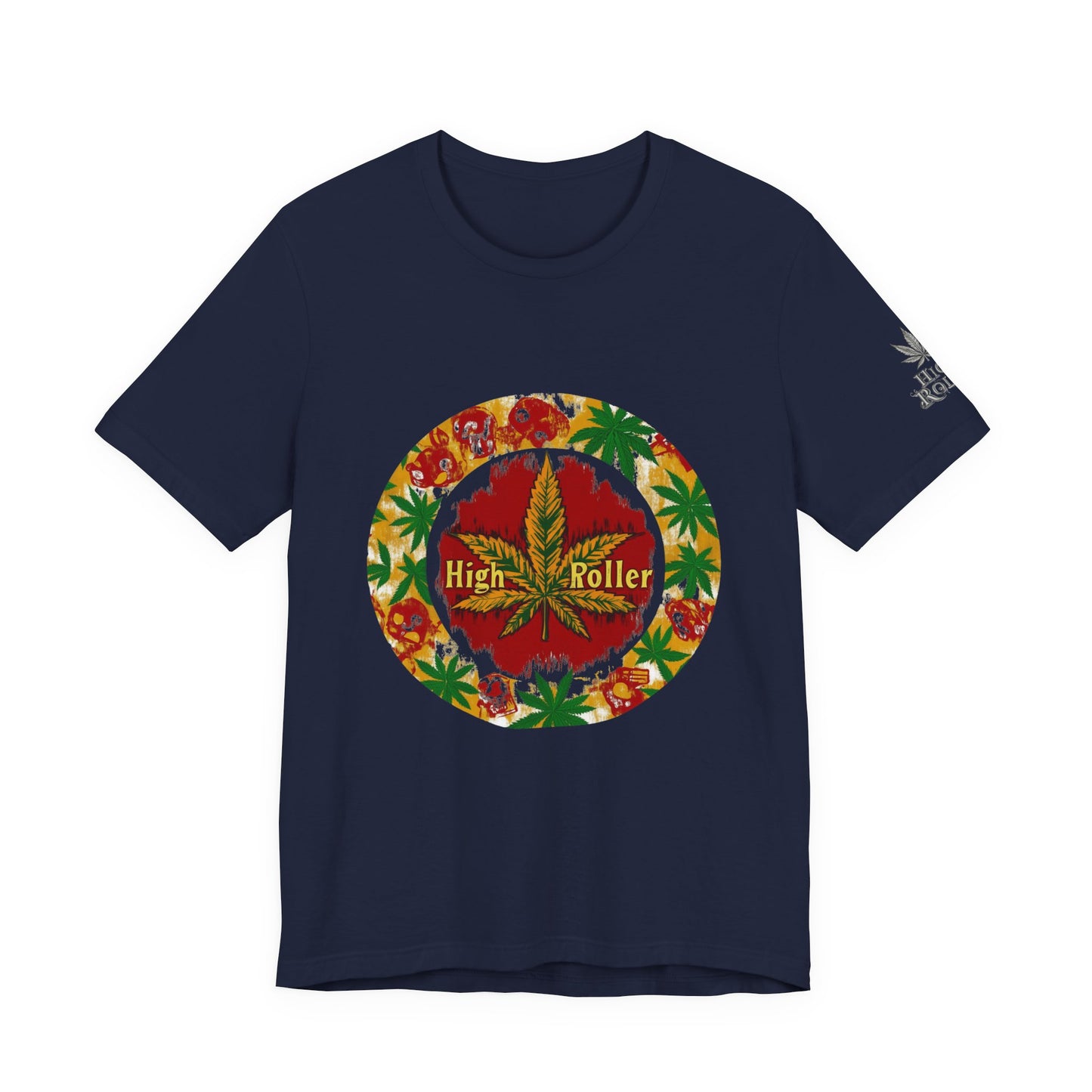 Latino Sol Tee - Premium Airlume Cotton Cannabis Culture Latin Folk Art Design