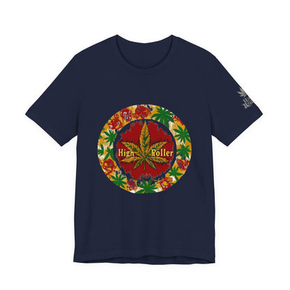 Latino Sol Tee - Premium Airlume Cotton Cannabis Culture Latin Folk Art Design