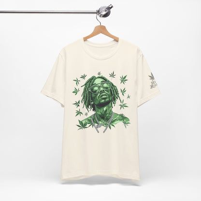 Elevated Vision Green Dream Tee - Premium Airlume Cotton Cannabis Culture Art