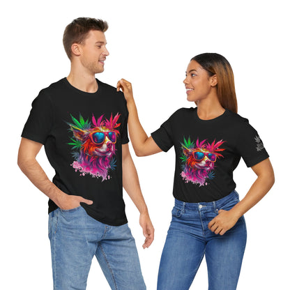 PSYCHEDELIC CANNABIS DOG™ | PREMIUM TRIPPY ART TEE
