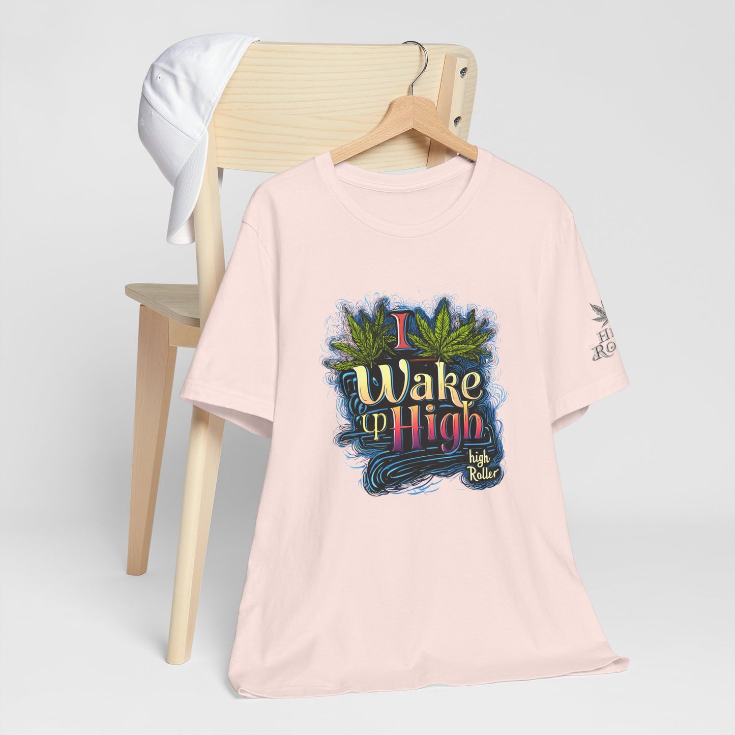 Wake Up High™ | Premium Cannabis Art Tee - Limited Edition | High Roller