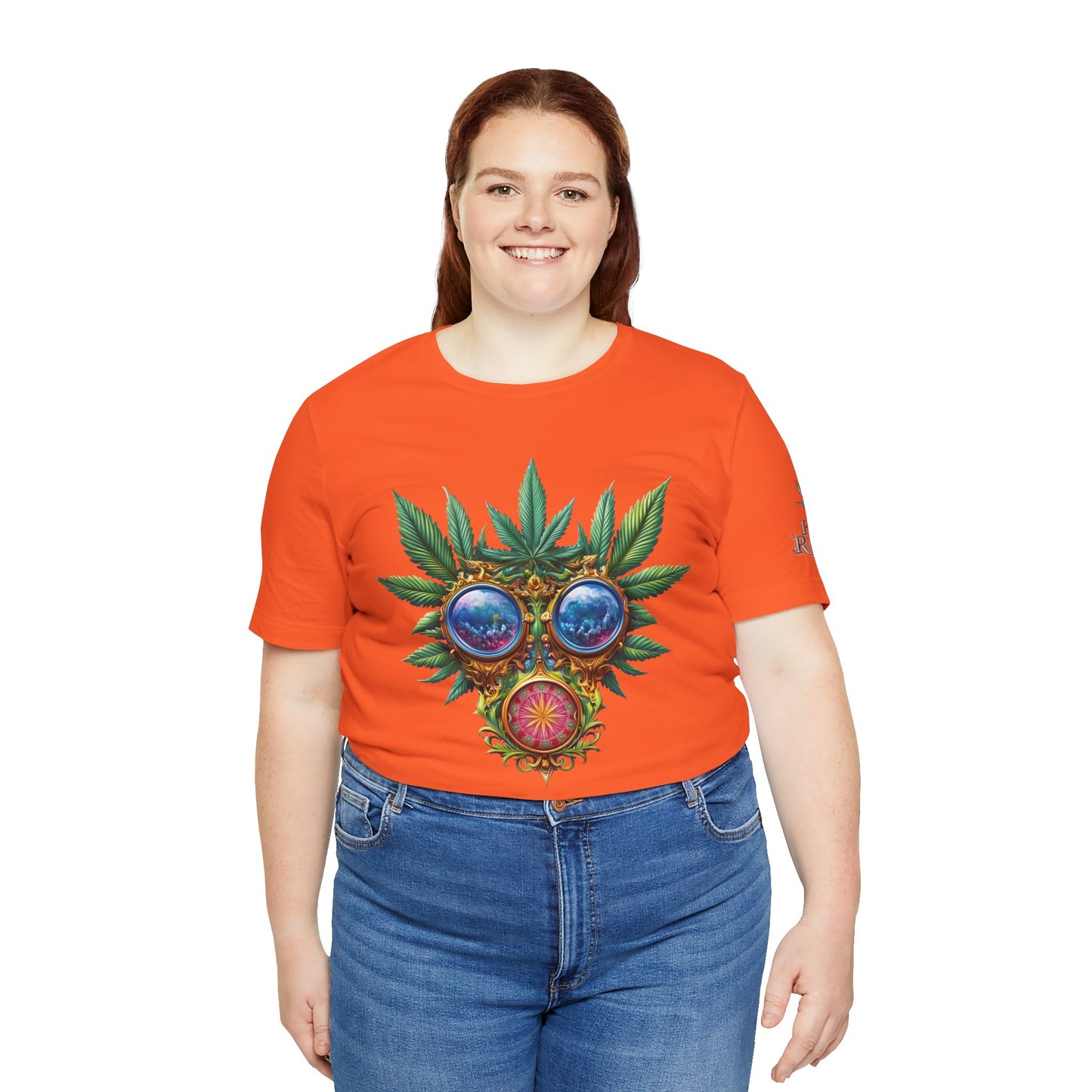 Third Eye Vision T-Shirt - Premium Airlume Cotton Cannabis Kaleidoscope Art Tee