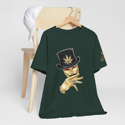 Golden Touch T-Shirt - Premium Airlume Cotton Cannabis Luxury Boss Art Tee